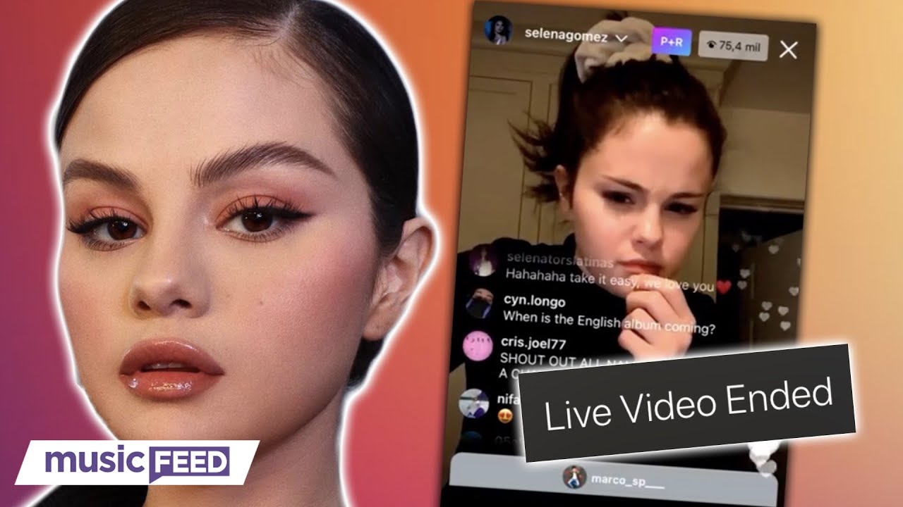 Selena Gomez Gets Visibly UPSET On IG Live!