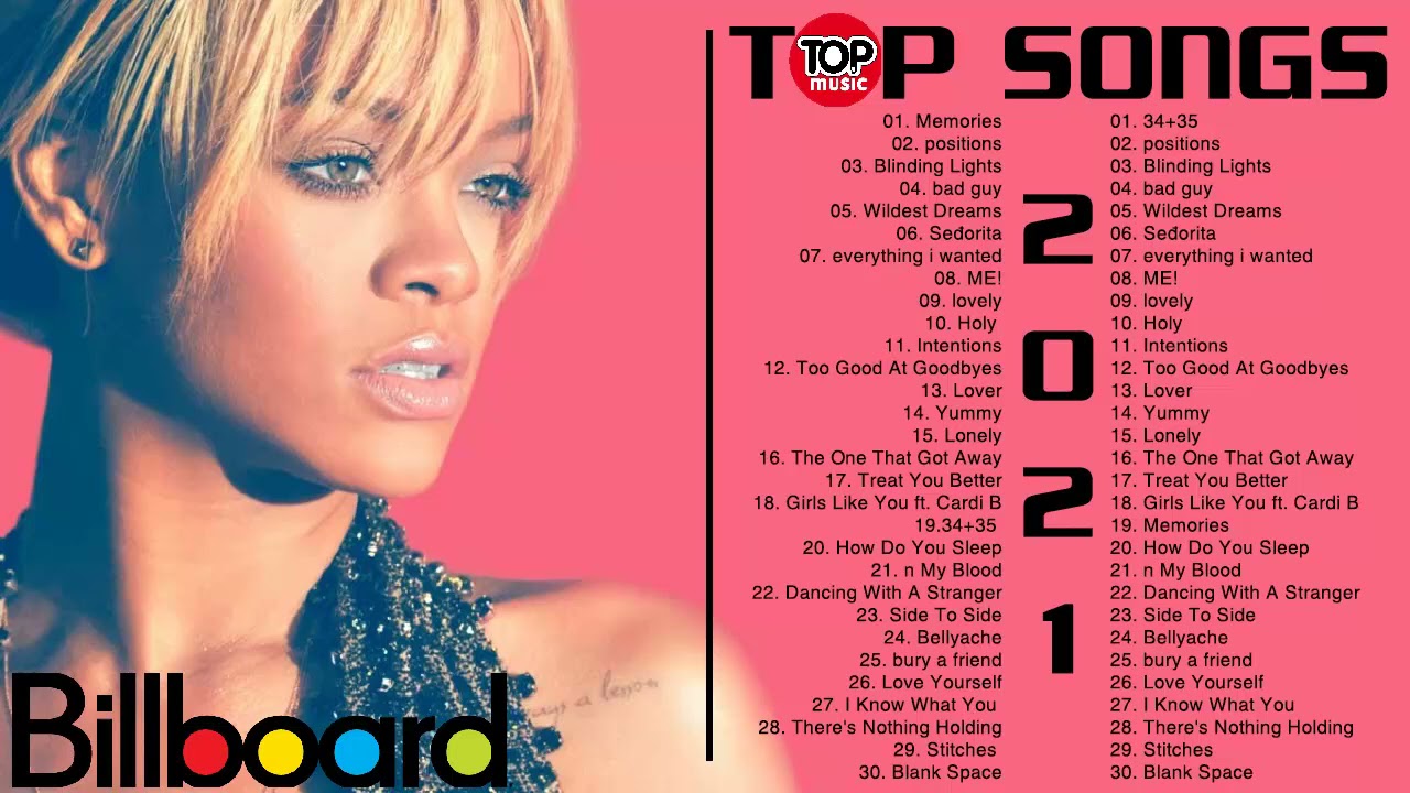 Rihanna, Ariana Grande, Maroon 5, Billie Eilish, Adele, The Weeknd, Justin Bieber – Top Hits 2021