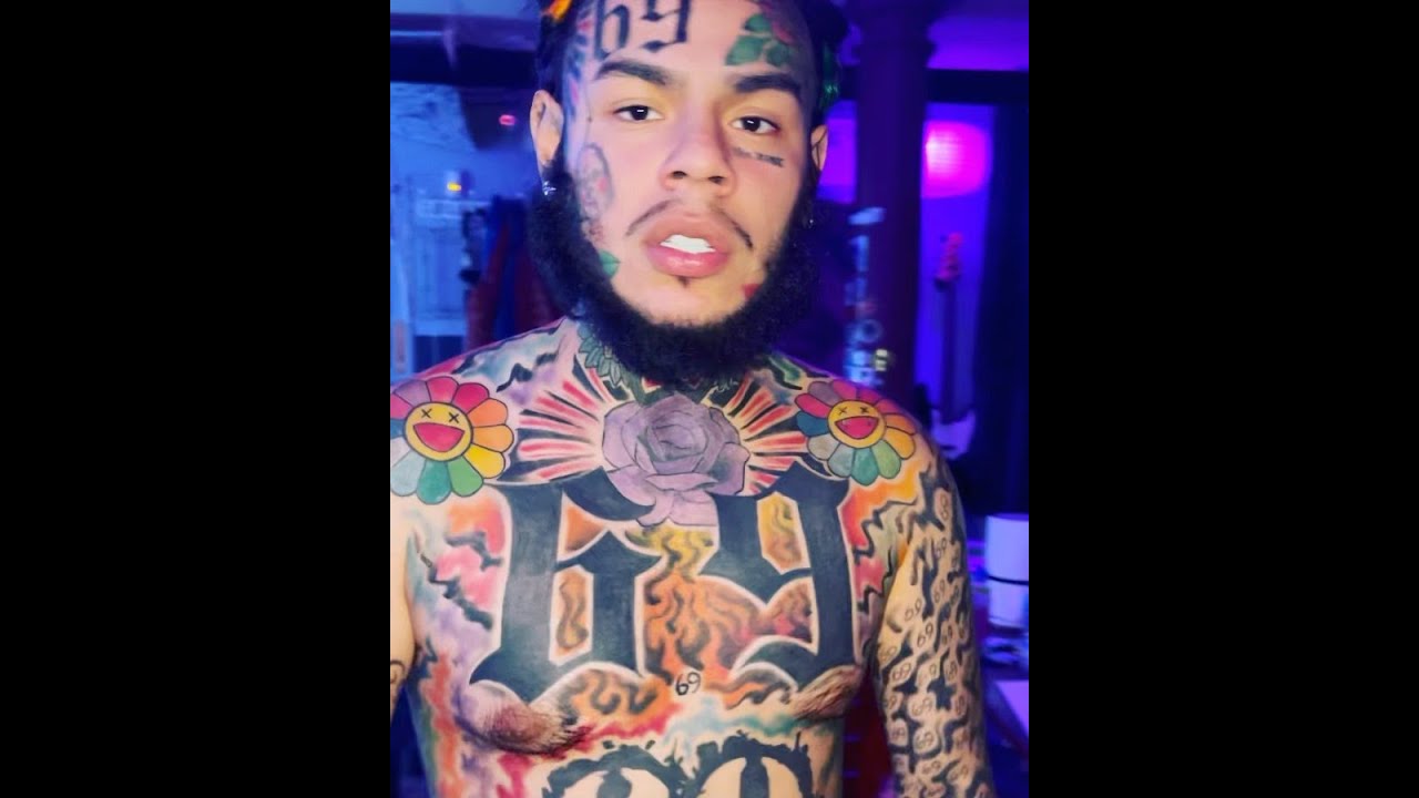 6ix9ine Previews new music with the baby 👶 Rick Ross Beard 2021!! #6in9ine