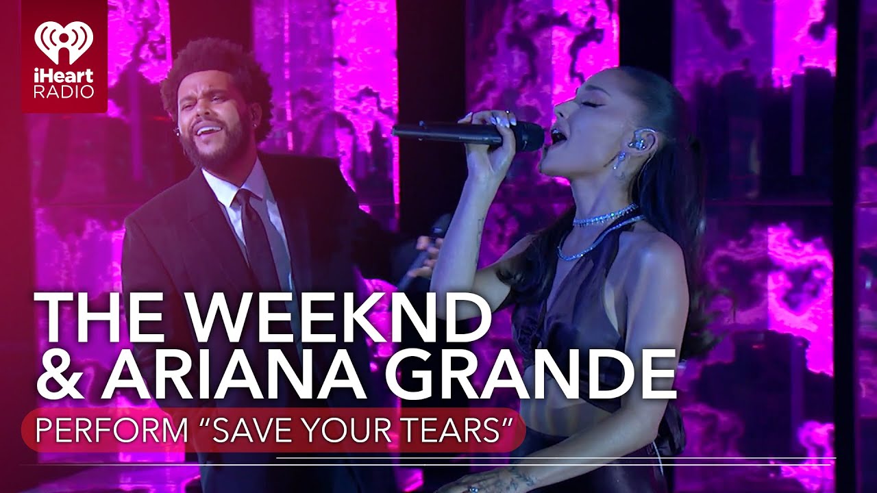 The Weeknd & Ariana Grande Perform At The 2021 iHeartRadio Music Awards