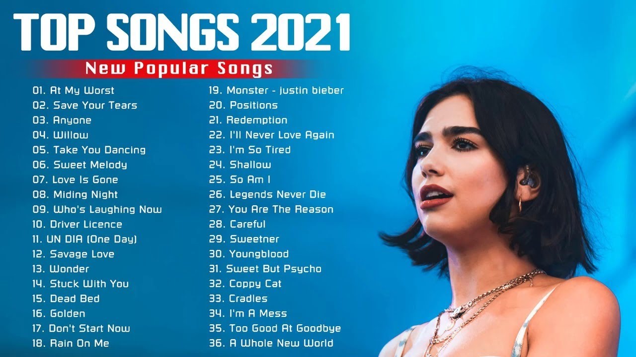 Pop Hits 2021 – Maroon 5, Ed Sheeran, Ariana Grande, Rihanna, Katy Perry, Bruno mars, Charlie Puth