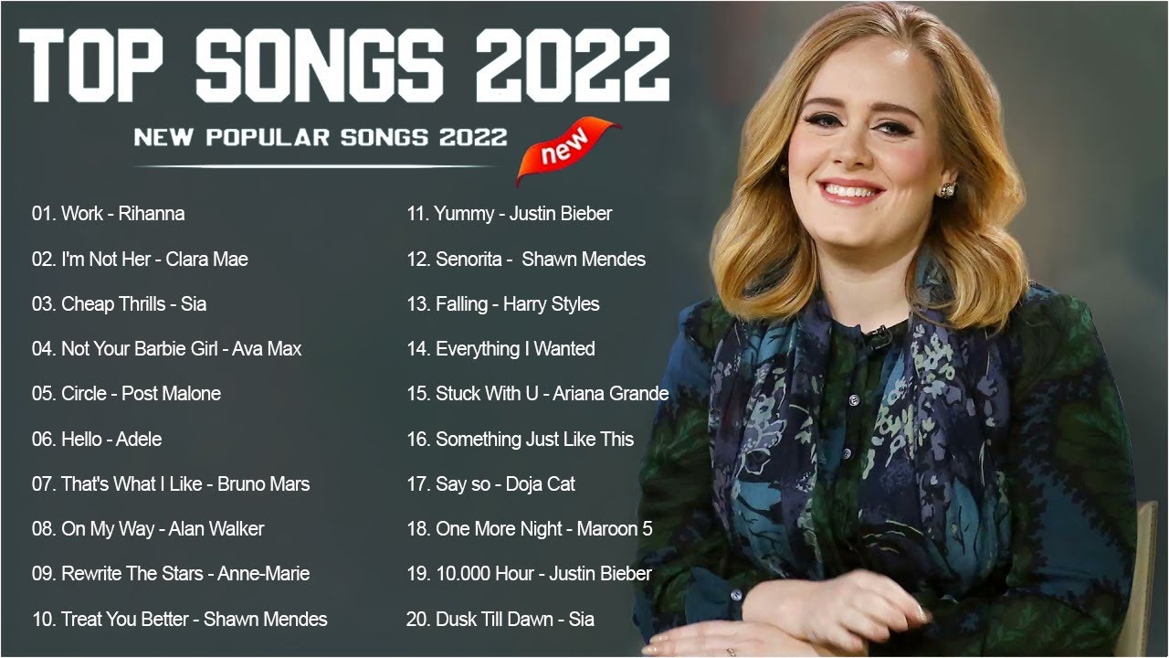 Pop Hits 2022| Rihanna, Billie Eilish, Ariana Grande, Maroon 5, Ed Sheeran, Bruno Mars, Charlie Puth