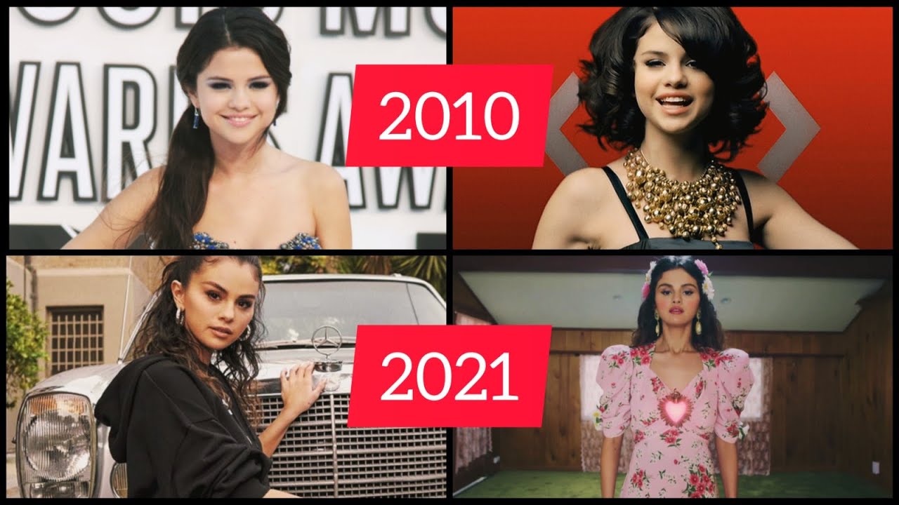 Selena Gomez 2010-2021 Evolution