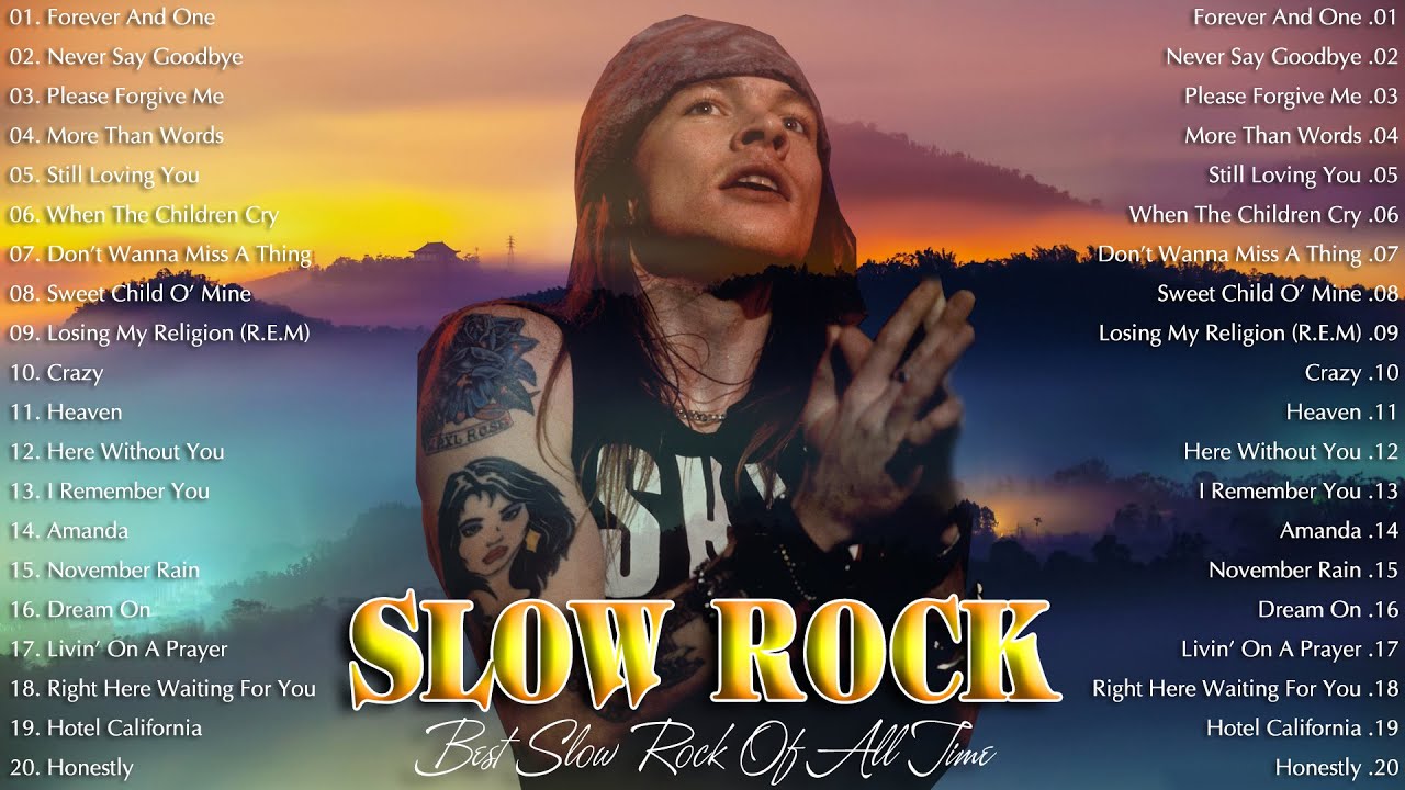 Slow Rock Ballads Collection ❤️ Rock Ballads 70s 80s 90s