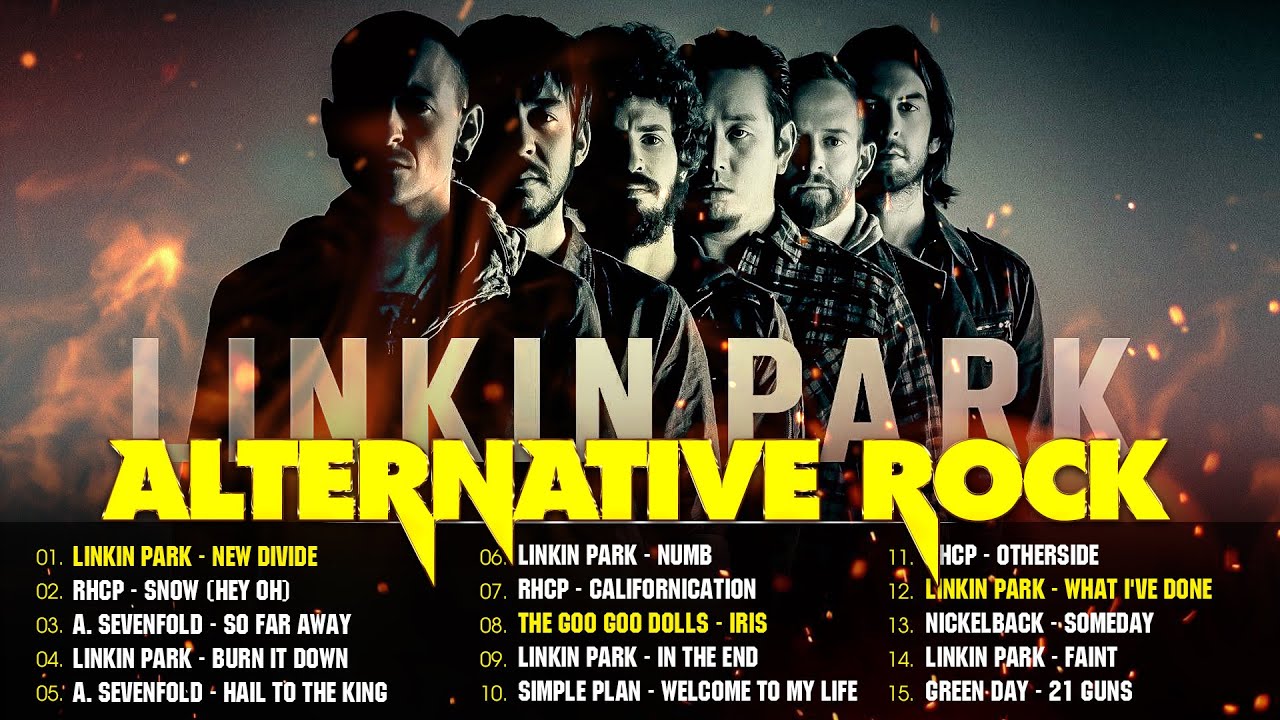 Linkin Park, Red Hot Chili Peppers, Nickelback, Simple Plan🔥Best Alternative Rock 2 Hours Non-stop🔥