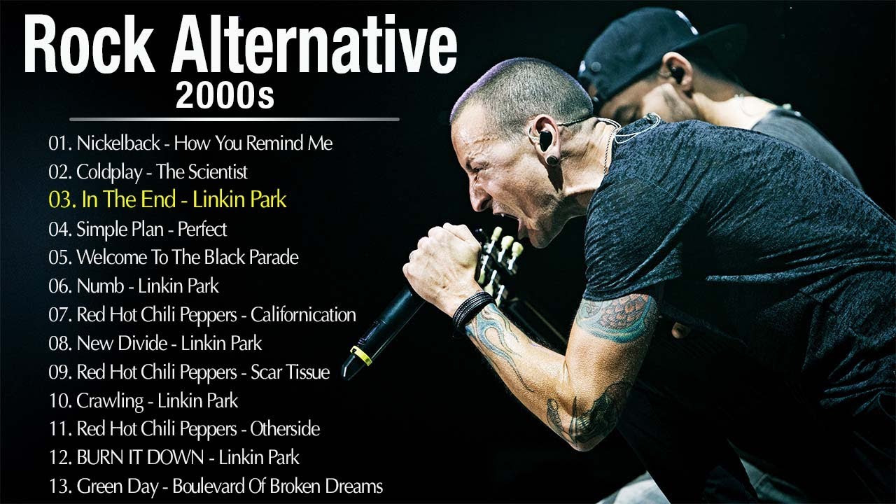 Coldplay, Link Park, Greenday, Daughtry, Nickelback, RHCP, Paramore ◢  Alternative Rock Complication