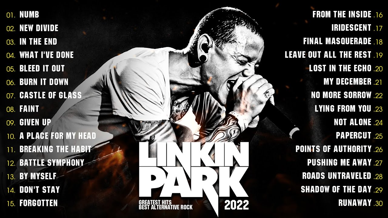 Linkin Park 2 Hours Non-stop🔥Best Songs Of Linkin Park🔥Numb/In The End/New Divide/What I've Done