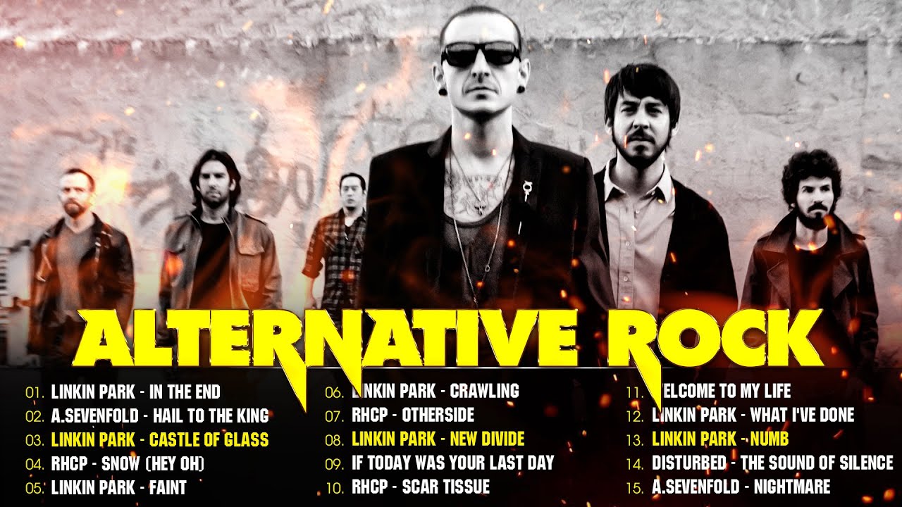 ⭐Linkin Park, RHCP, Nickelback, Simple Plan, Coldplay🔥Best Alternative Rock 2 Hours Non-stop💥