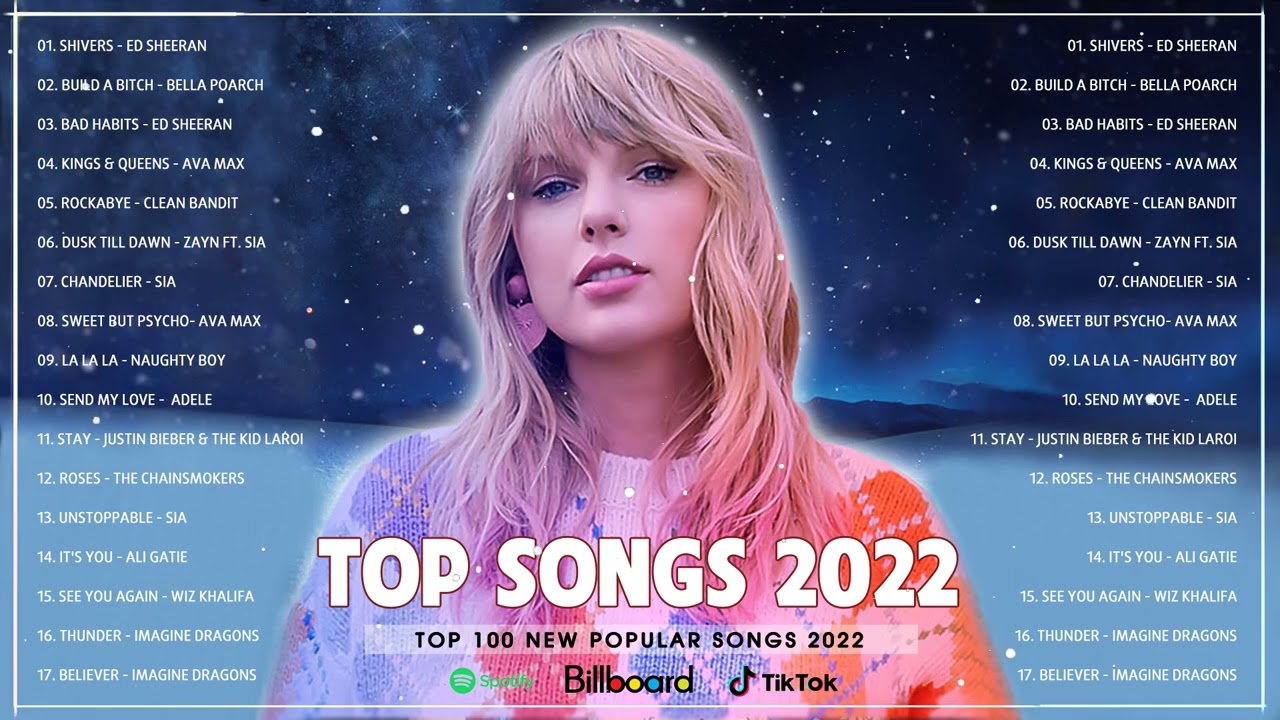 Billboard Hot 100 All Time 🪔 Ed Sheeran, Ariana Grande, Ava Max, Adele 🎶 Top Hits 2022 Playlist