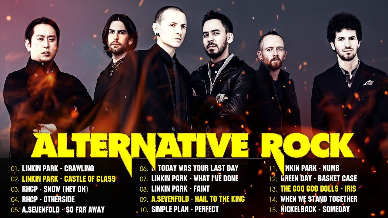 🔥Linkin Park, RHCP, Nickelback, Simple Plan, Coldplay🔥Best Alternative Rock 2 Hours Non-stop🔥💥