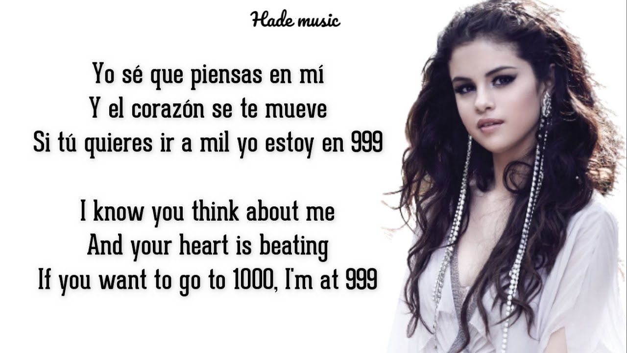 Selena Gomez, Camilo – 999 (English Translation) (Lyrics/Letra)