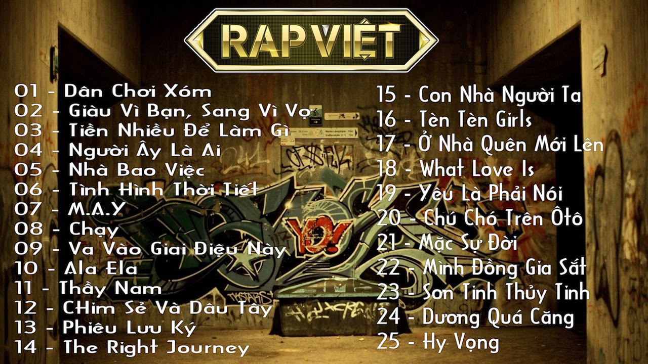 Tuyển Tập Những Bài Ráp Hay Nhất Trong Rap Việt Mùa 1 🚩🚩🚩