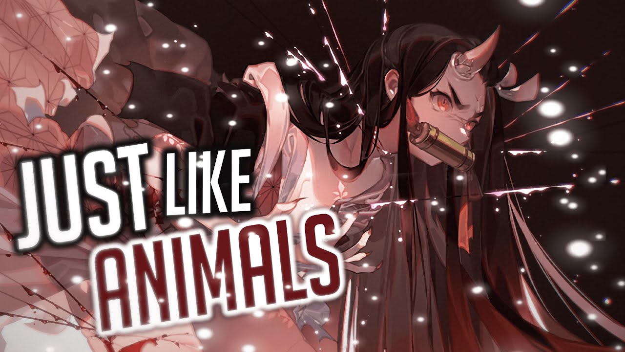 Nightcore – Animals (Rock Version) (Lyrics)