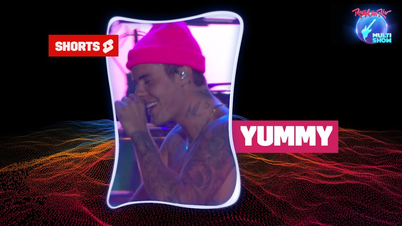 JUSTIN BIEBER  canta YUMMY, no Palco Mundo, do Rock In Rio | Rock in Rio No Multishow | #Shorts