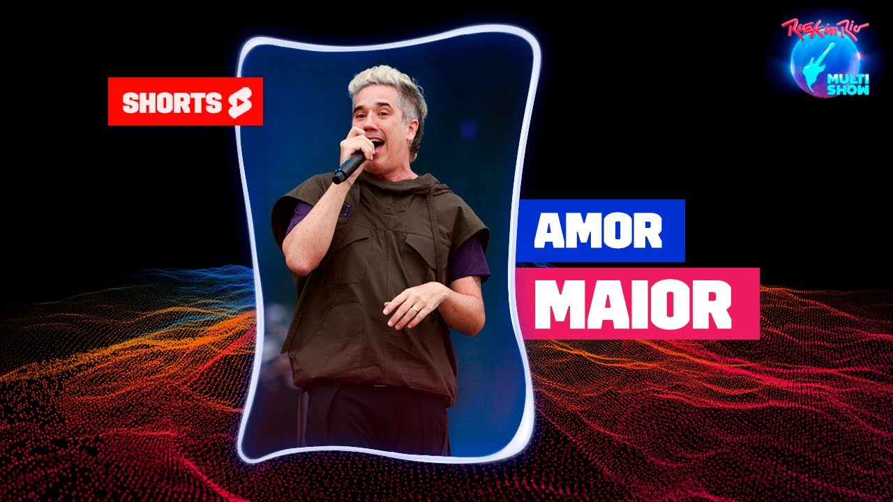 Jota Quest canta AMOR MAIOR, no Palco Mundo, do Rock in Rio | Rock in Rio No Multishow | #Shorts