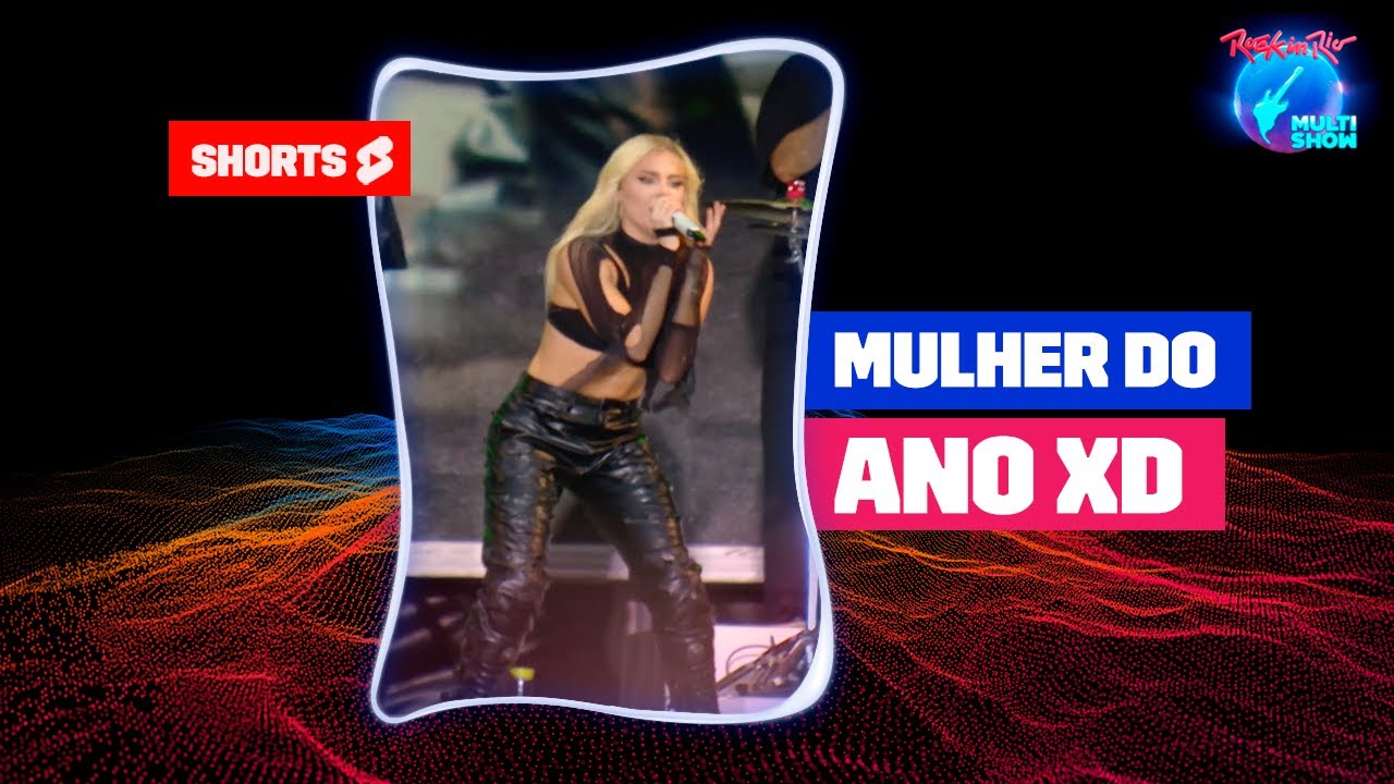 LUÍSA SONZA canta MULHER DO ANO XD, no Palco Sunset,  | Rock in Rio | Multishow #Shorts