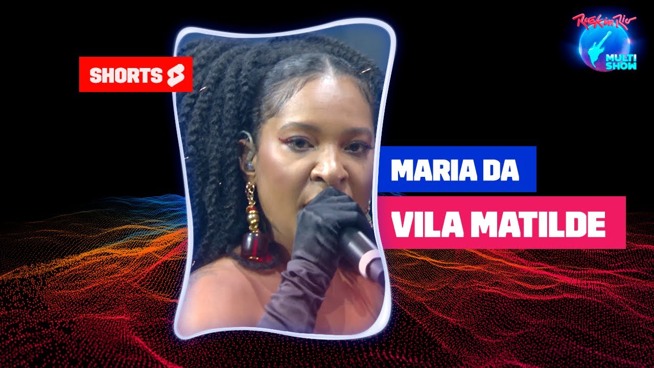 Larissa Luz canta MARIA DA VILA MATILDE, no Palco Sunset | Rock in Rio No Multishow | #Shorts