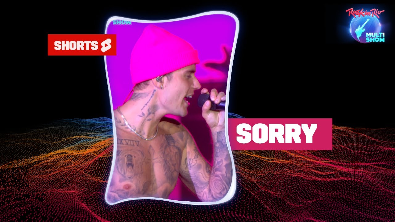 JUSTIN BIEBER canta SORRY, no Palco Mundo, do Rock in Rio | Rock in Rio No Multishow | #Shorts