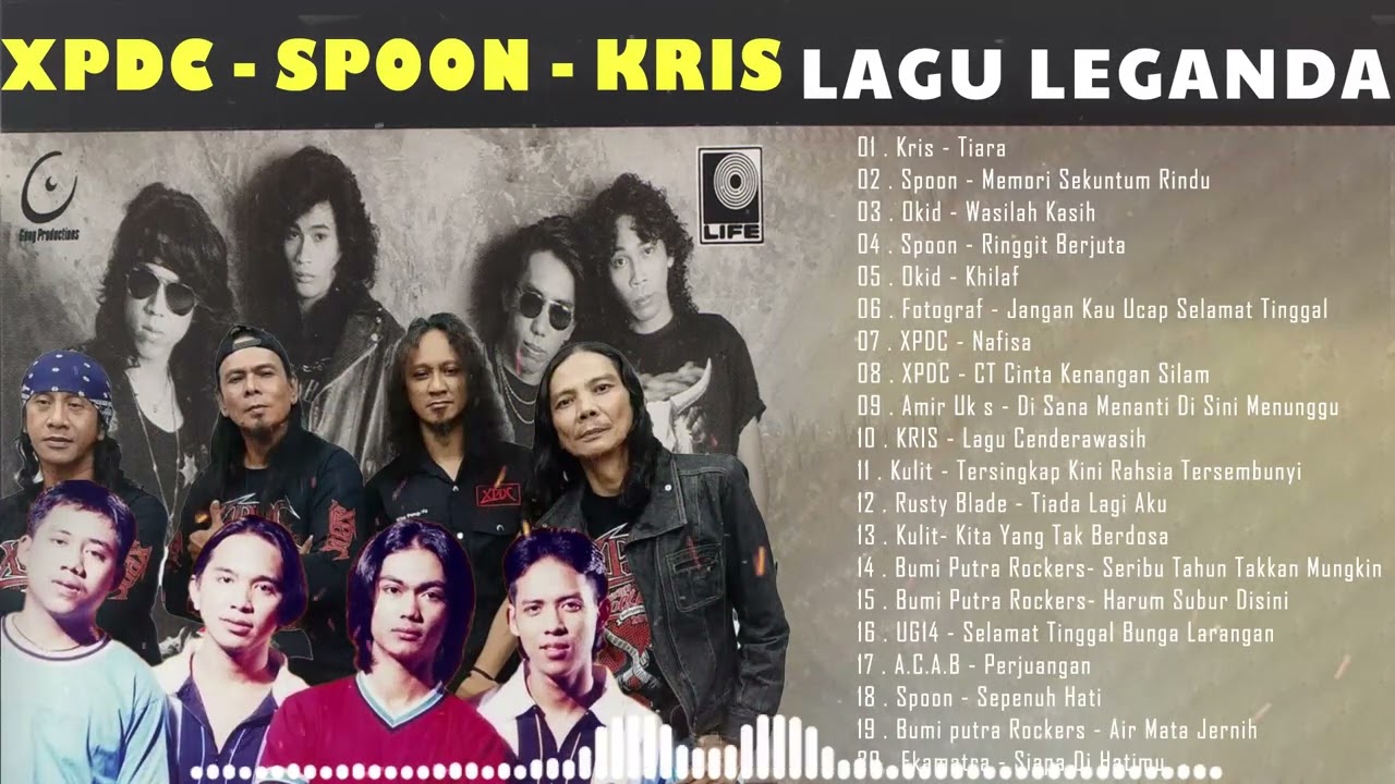 XPDC, Ukays, Spoon, Damansutra, BPR – Lagu Slow Rock Malaysia 90an Terbaik – Rock Kapak Lama