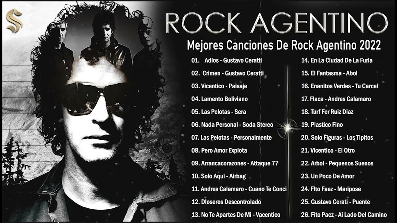 Enganchado de Rock Nacional  MIX    Andrés Calamaro, Gustavo Cerati, Bersuit Vergarabat