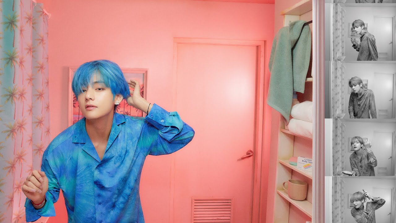 Tae Like a Love Song | Taehyung | Selena Gomez | BTS #shorts