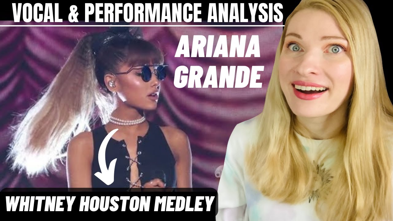 Vocal Coach Reacts: ARIANA GRANDE How Will I Know / Queen Of The Night (Whitney Houston Tribute)