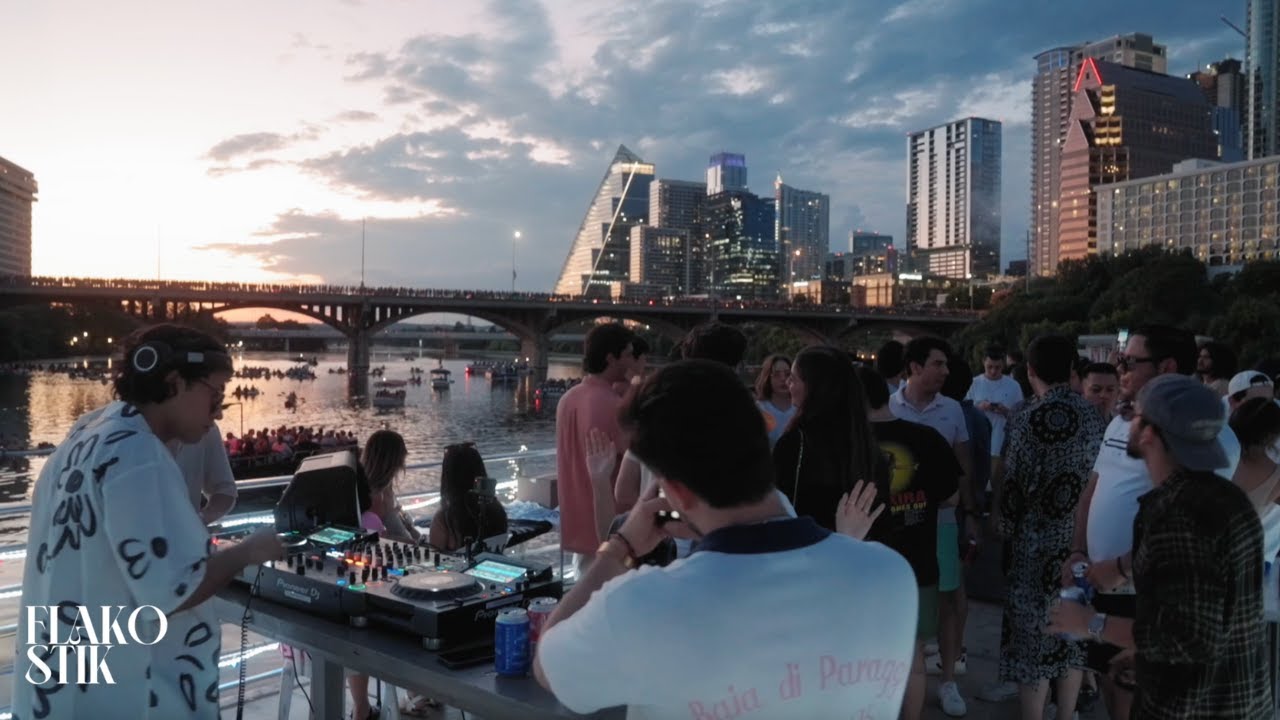 FLAKO STIK EP Release Boat Party | Live @ Lady Bird Lake, Austin TX [Latin House Sunset DJ Set]