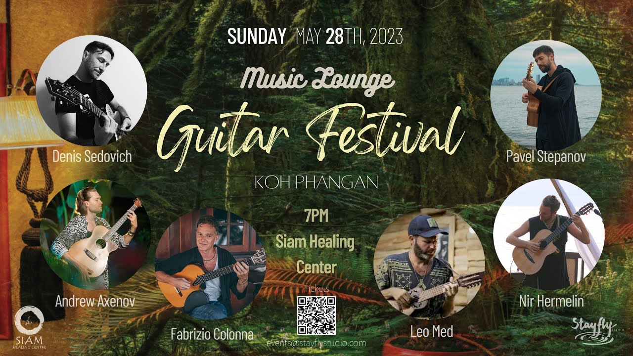 Stayfly Music Lounge – GUITAR FESTIVAL KP (Fb Livestream from Siam Healing Center)