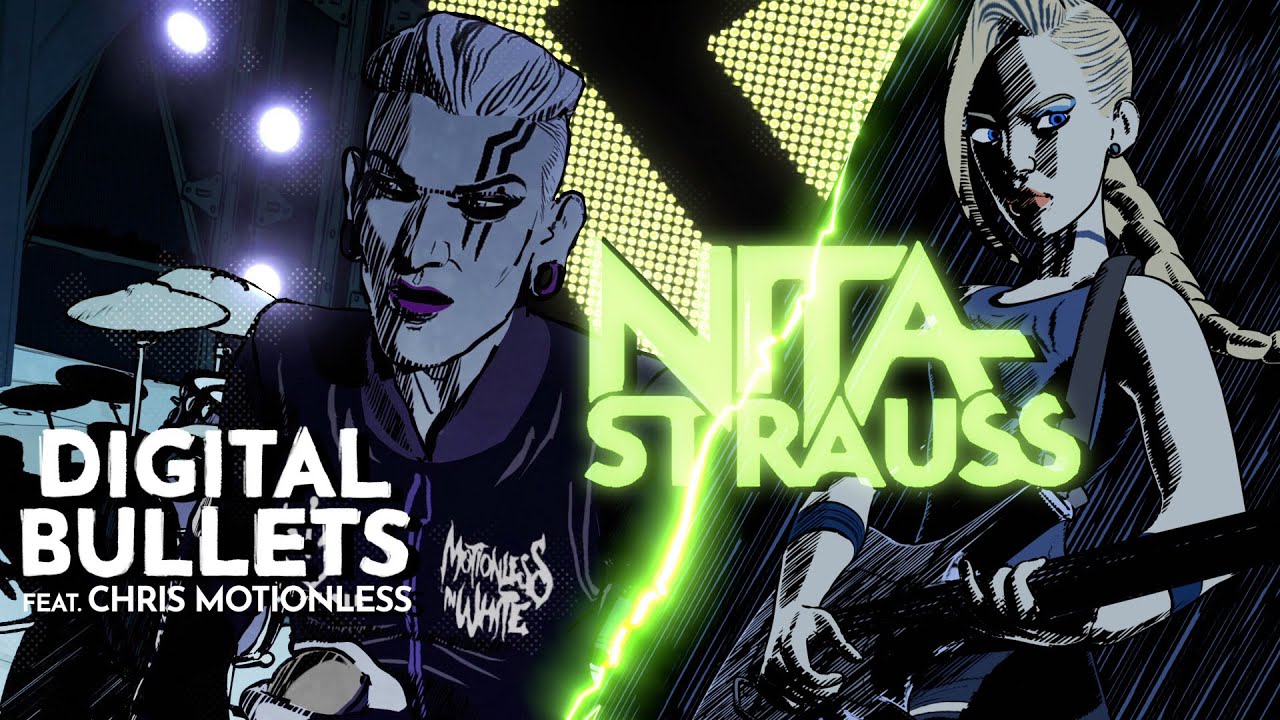 NITA STRAUSS  – Digital Bullets ft. Chris Motionless (Official Music Video)