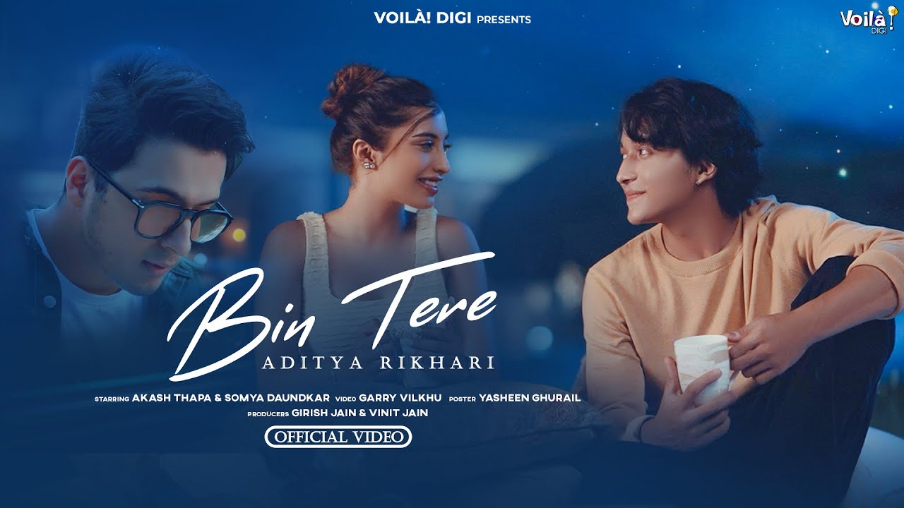 BIN TERE: Aditya Rikhari ft. Akash Thapa & Somya Daundkar | New Hindi Song 2023 | Official Video