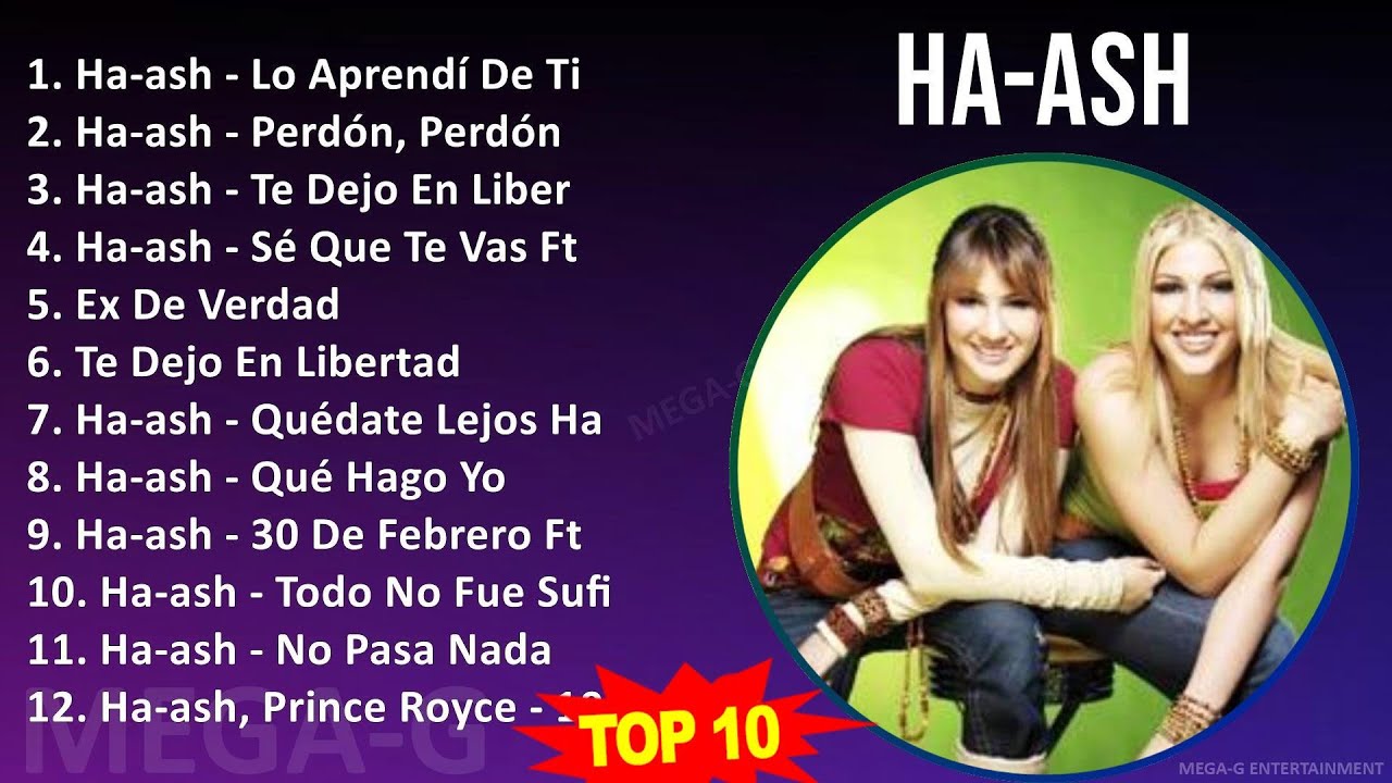 H A   A S H MIX 30 Maiores Sucessos ~ 2000s Music ~ Top Latin Pop, Latin, Rock en Español Music