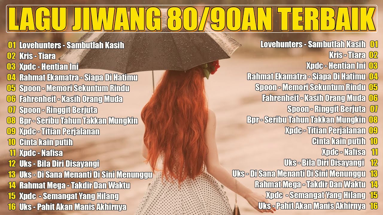 LAGU JIWANG 80AN DAN 90AN ???? KOLEKSI LAGU SLOW ROCK MALAYSIA NI PENUH MEMORI HEBAT TERBAIK ???? SPOON