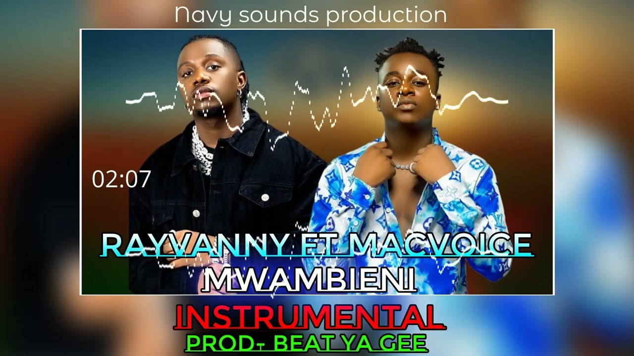 Rayvanny ft Macvoice Mwambieni instrumental official  type beat Remake "free"no copyright