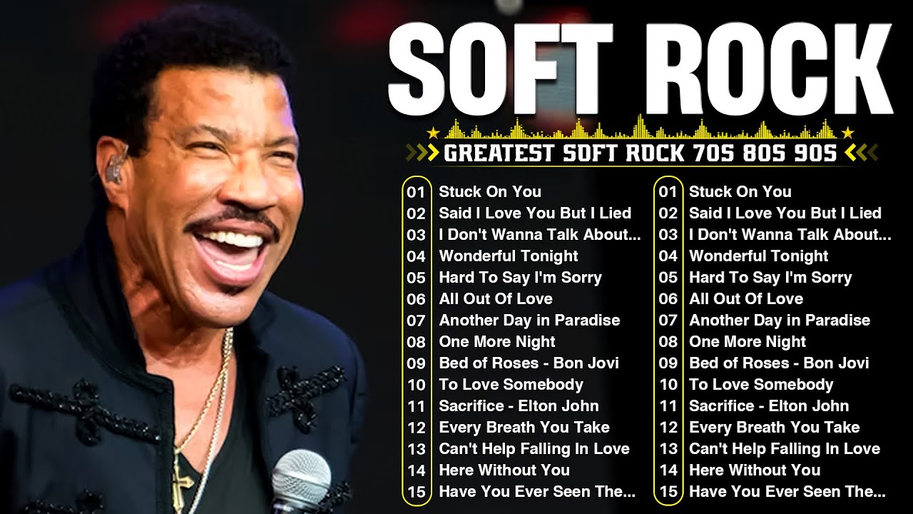 Lionel Richie, Elton John, Bee Gees,  Rod Stewart ????  Best Soft Rock Love Songs Ever 70s 80s 90s
