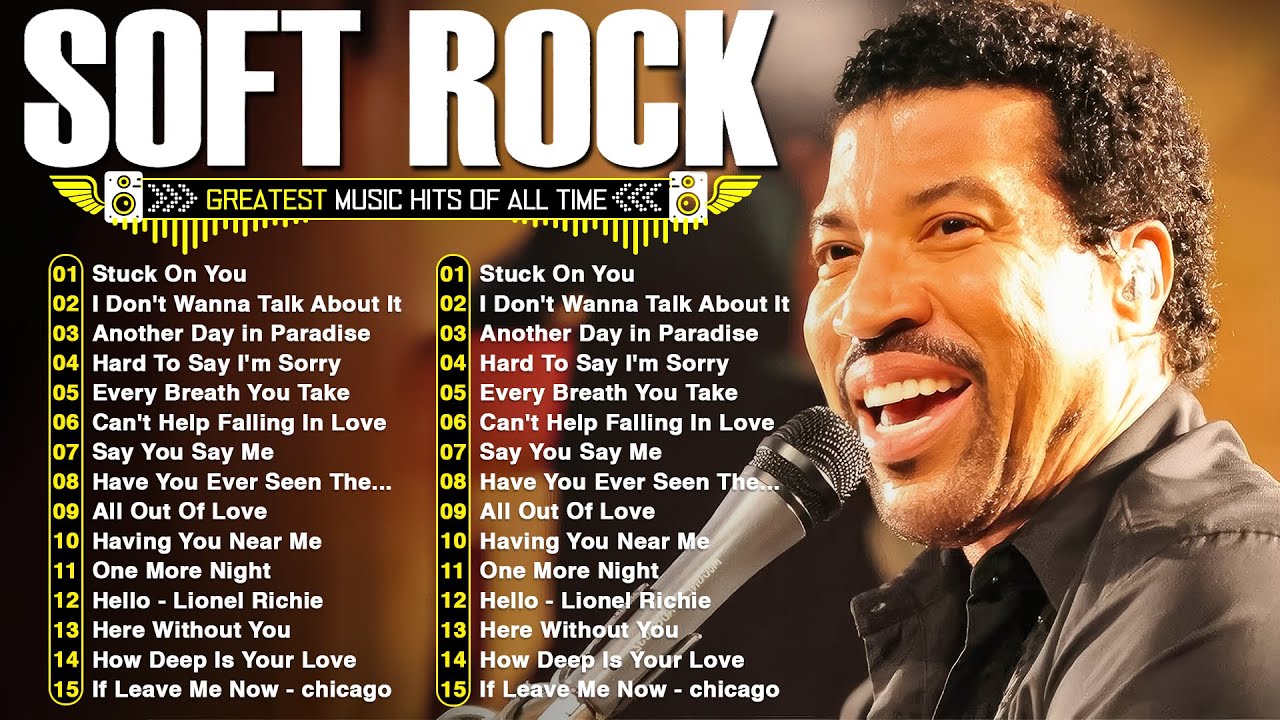 Best Soft Rock Ballads 70s 80s 90s – Lionel Richie, Bee Gees, Eric Clapton, Rod Stewart, Foreigner