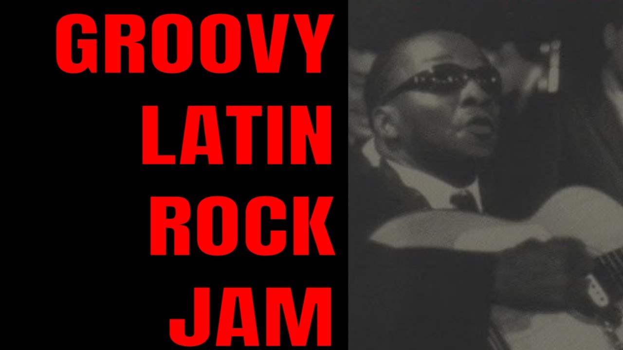 Groovy Melodic Latin Rock Jam | Guitar Backing Track (D Minor)